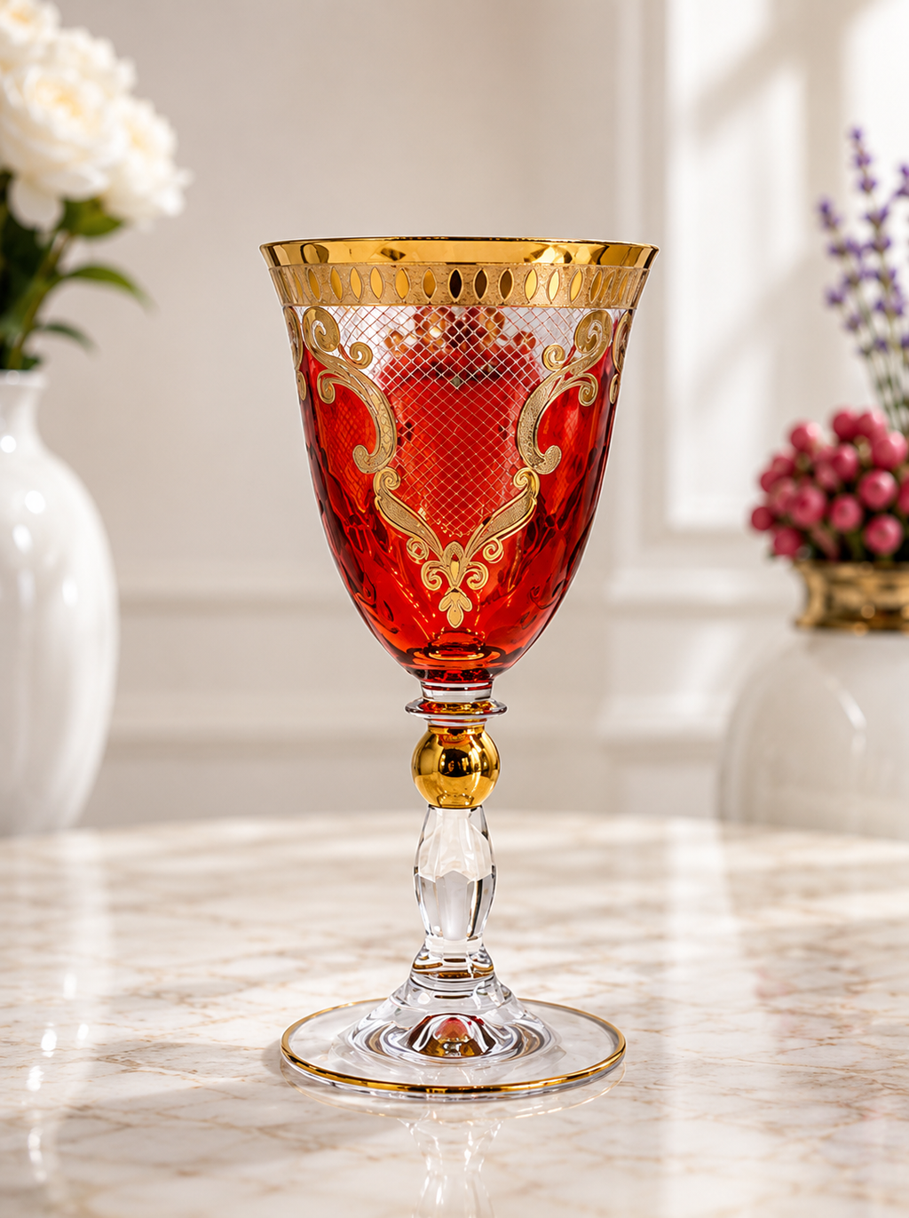 Combi Multicolor Glass Cups (6 Pieces)