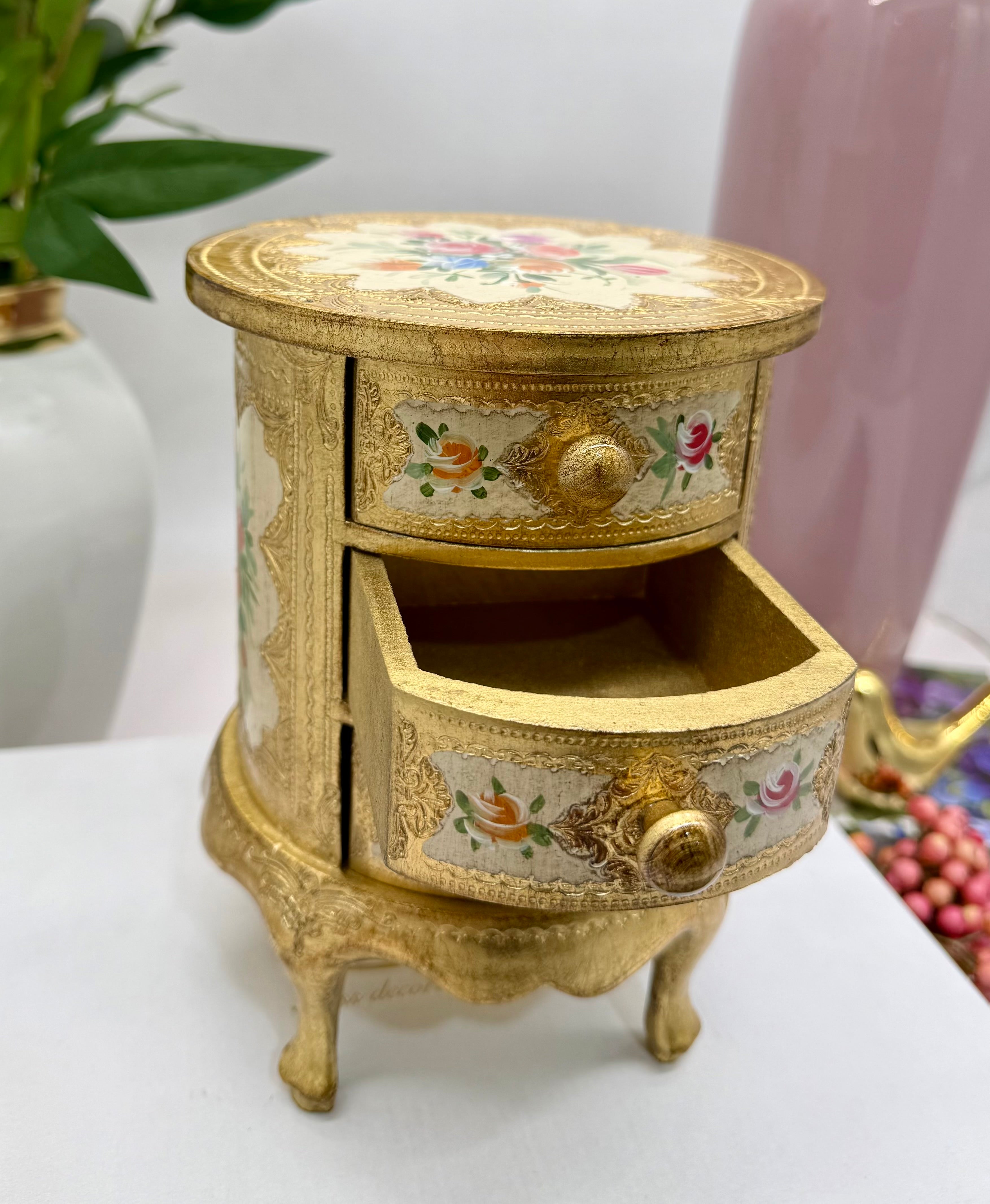 L&M Italian Wooden Jewelry Box
