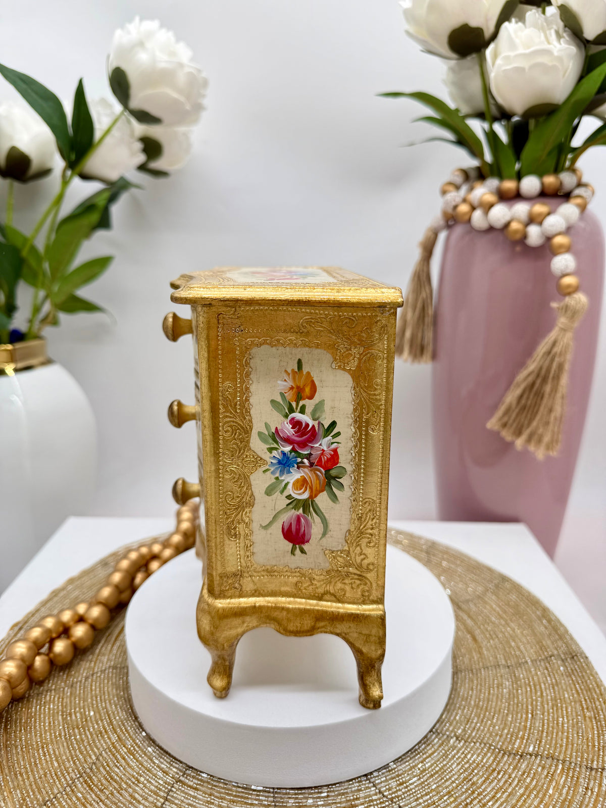 L&M Italian Wooden Jewelry Box
