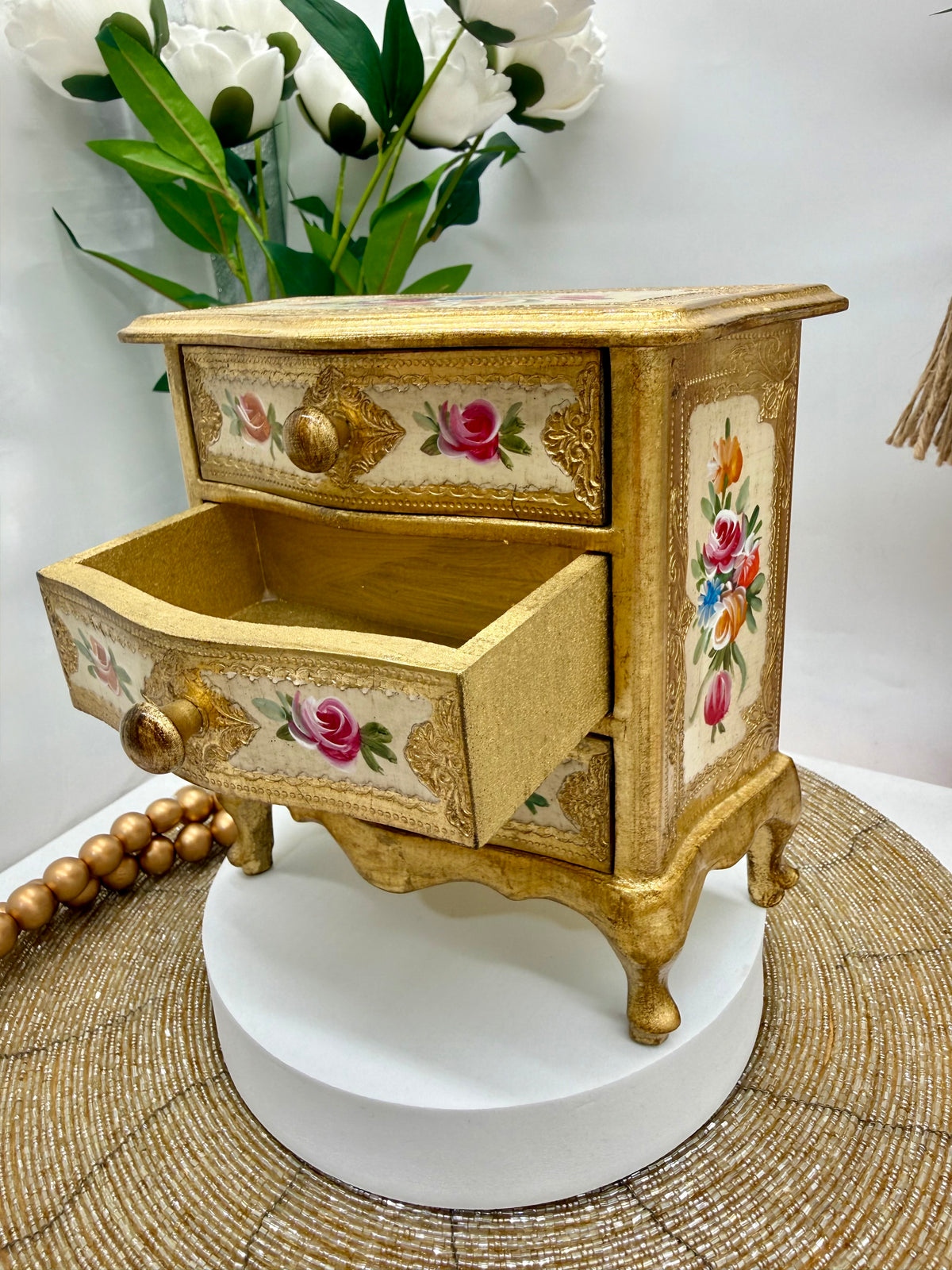 L&M Italian Wooden Jewelry Box