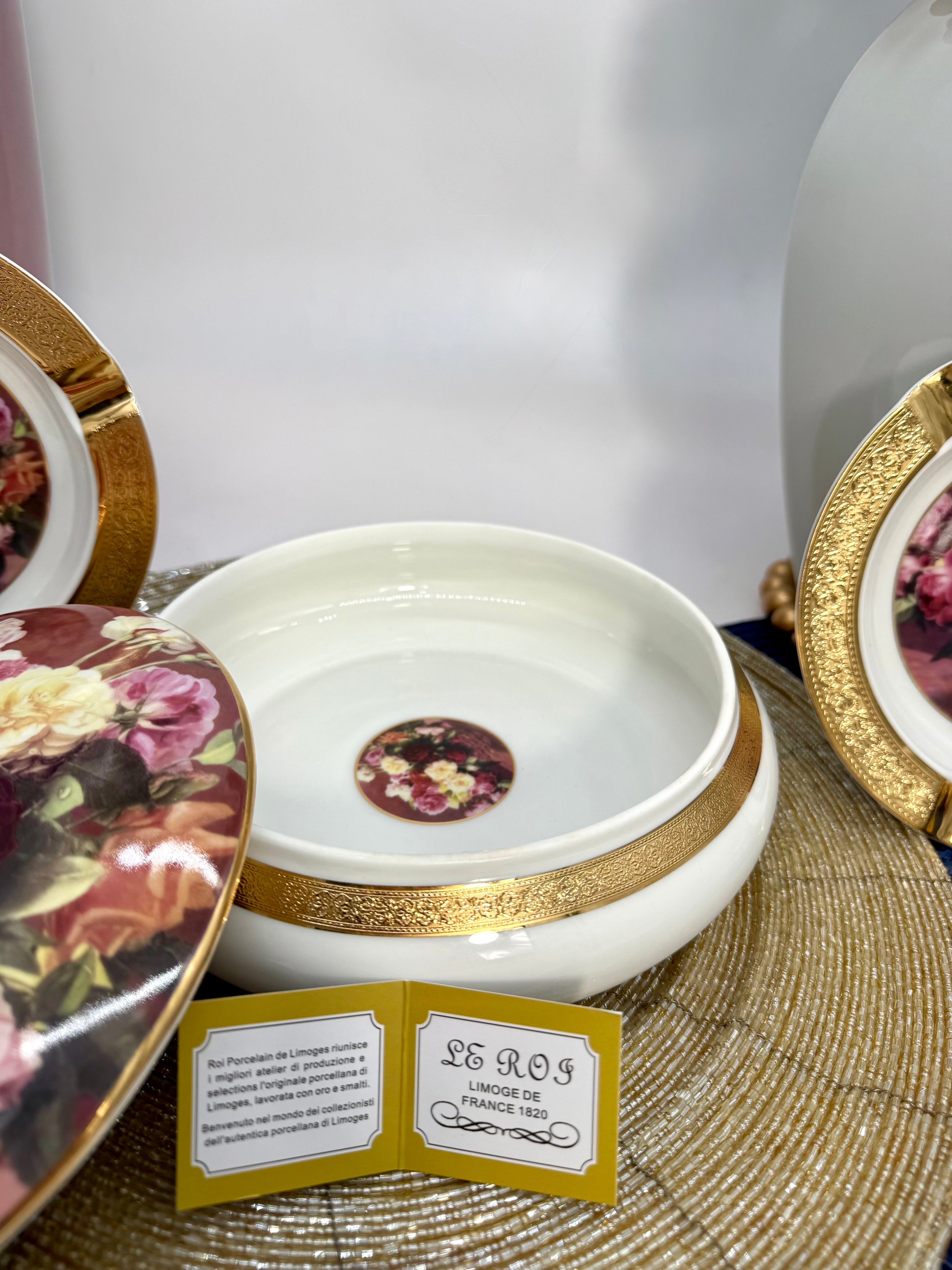 Limoges Serving Set (Box & 2 Plates)