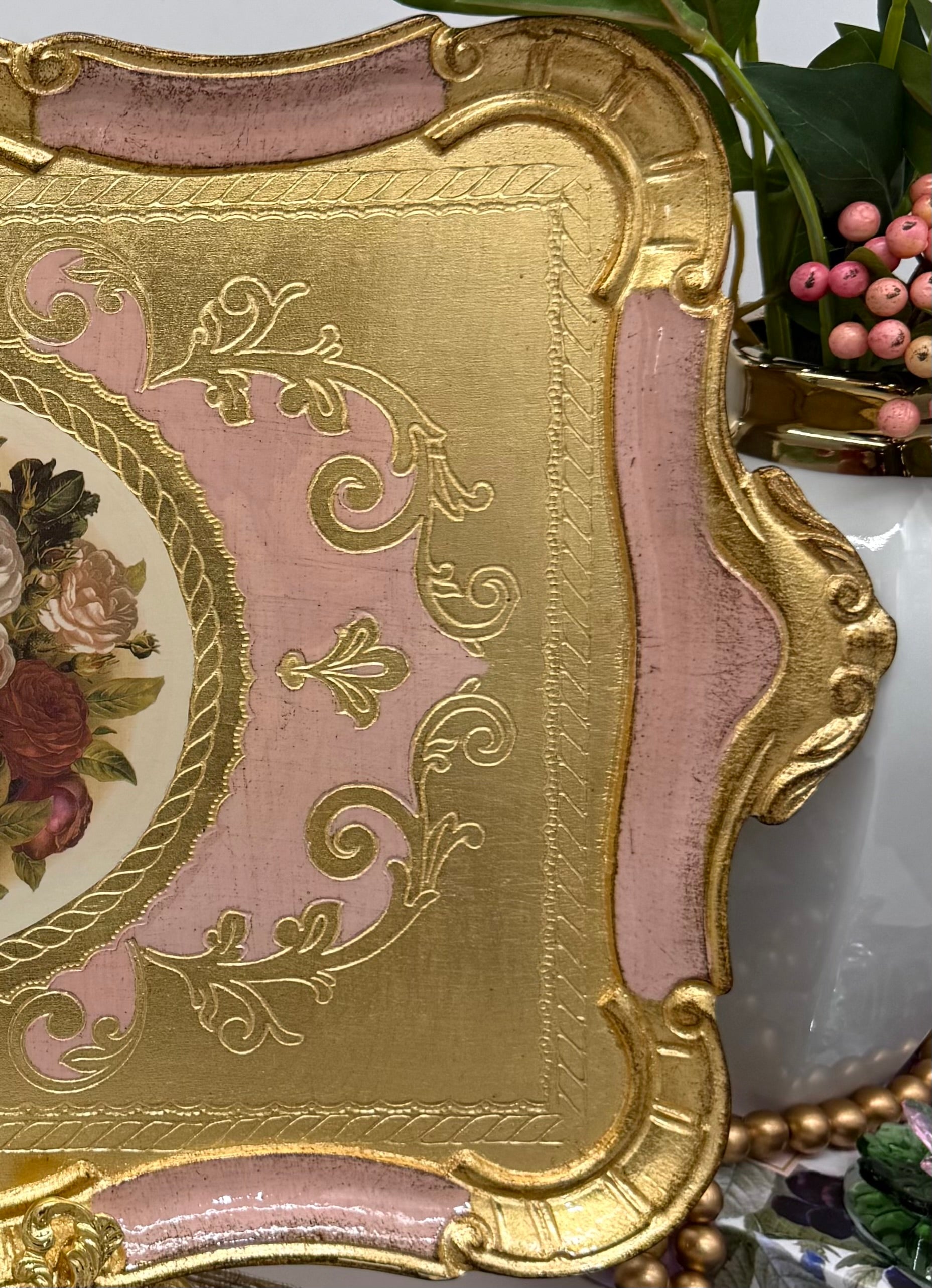 L&M Italian Wooden Tray