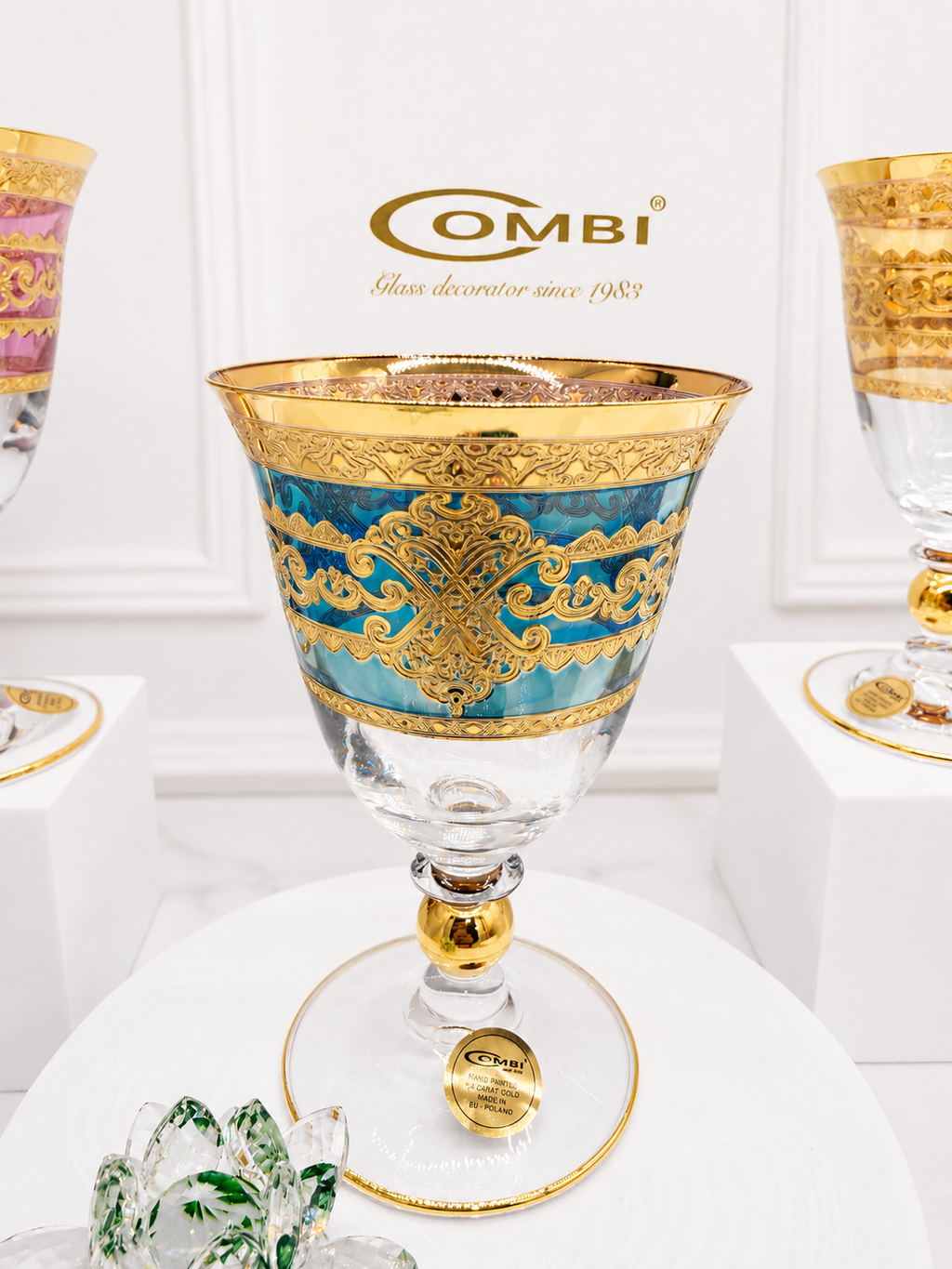 Combi Multicolor Glass Cups (6 Pieces)