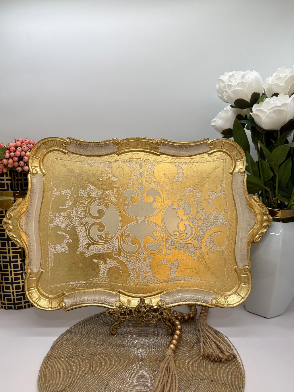 L&M Italian Wooden Tray