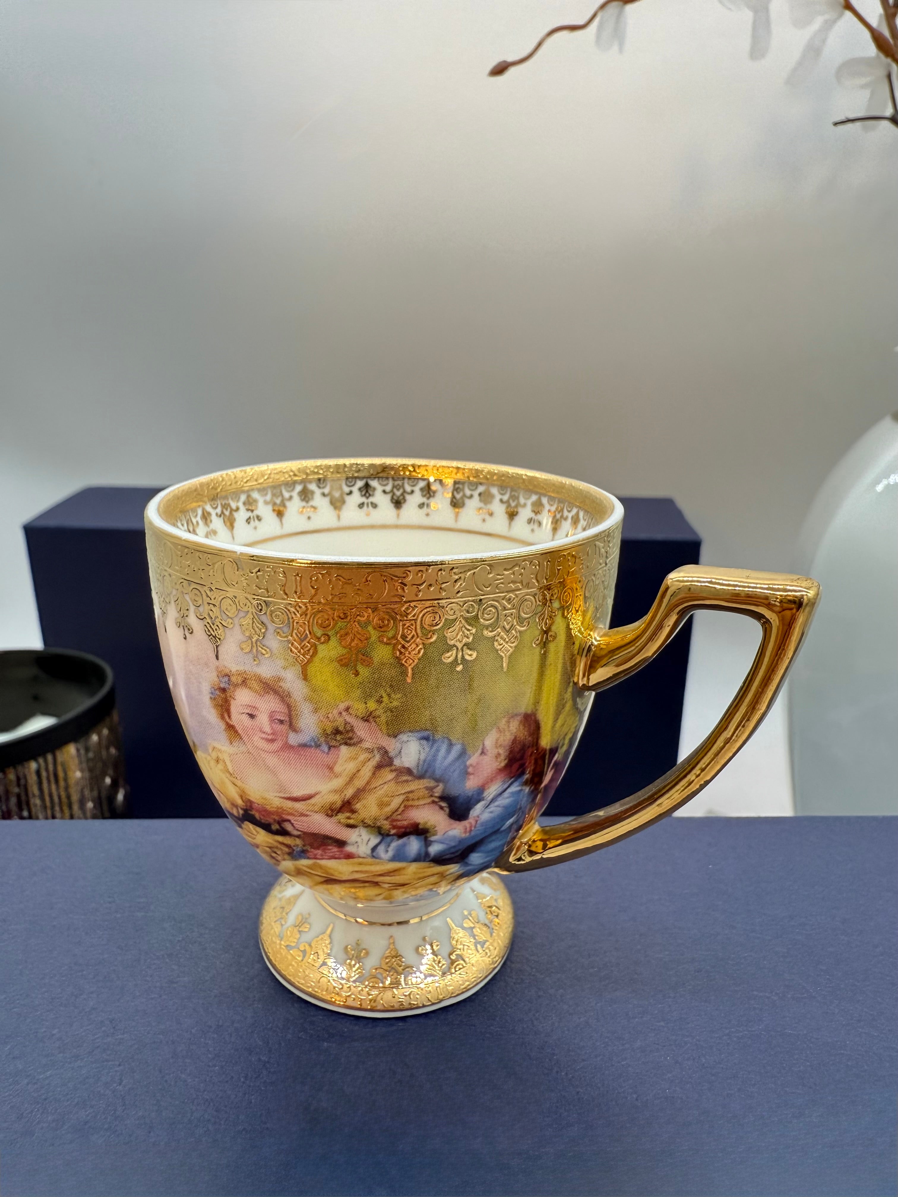 Limoges Romeo & Juliet Coffee Set (6 pieces)