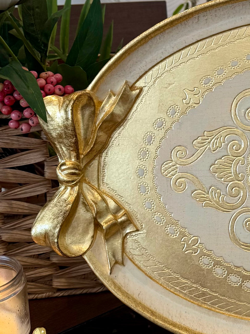 L&M Italian Wooden Tray