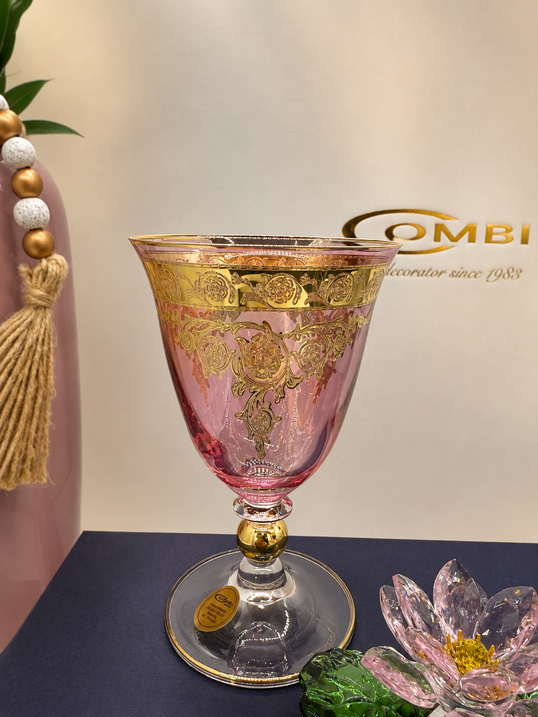 Combi Multicolor Glass Cups (6 Pieces)