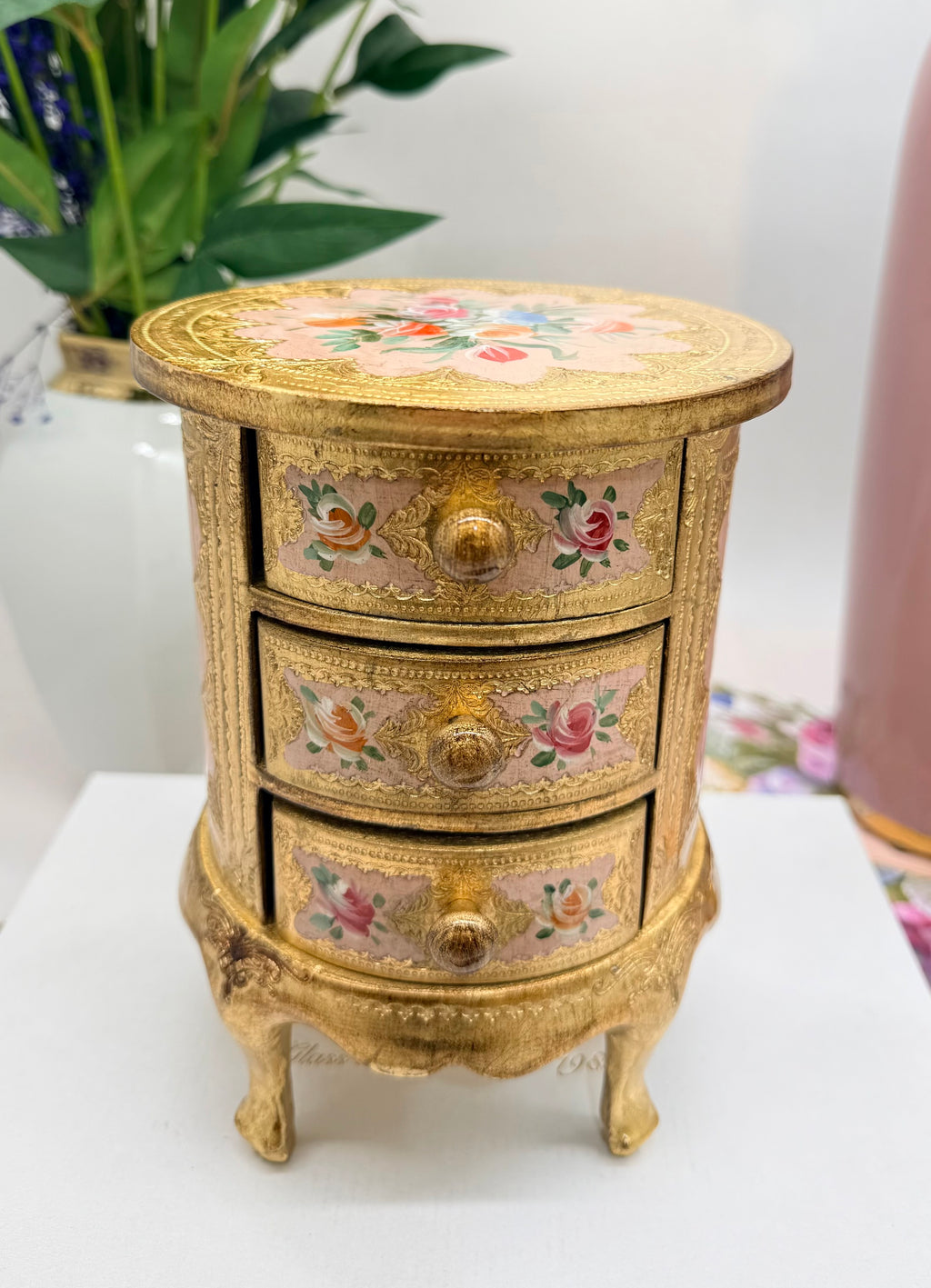 L&M Italian Wooden Jewelry Box