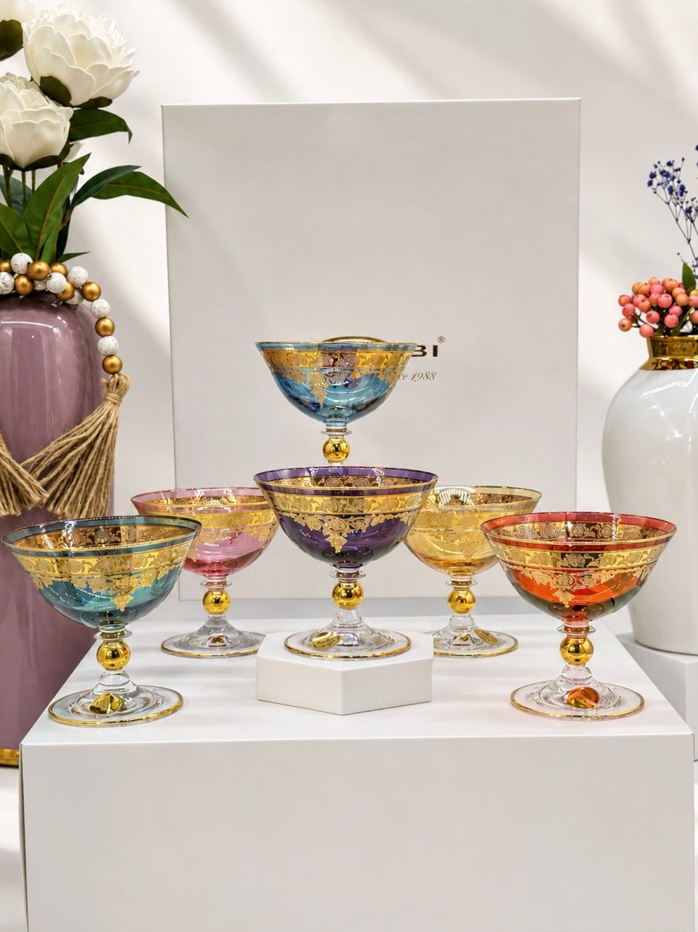 Combi Multicolor Serving Cups (6 Pieces)