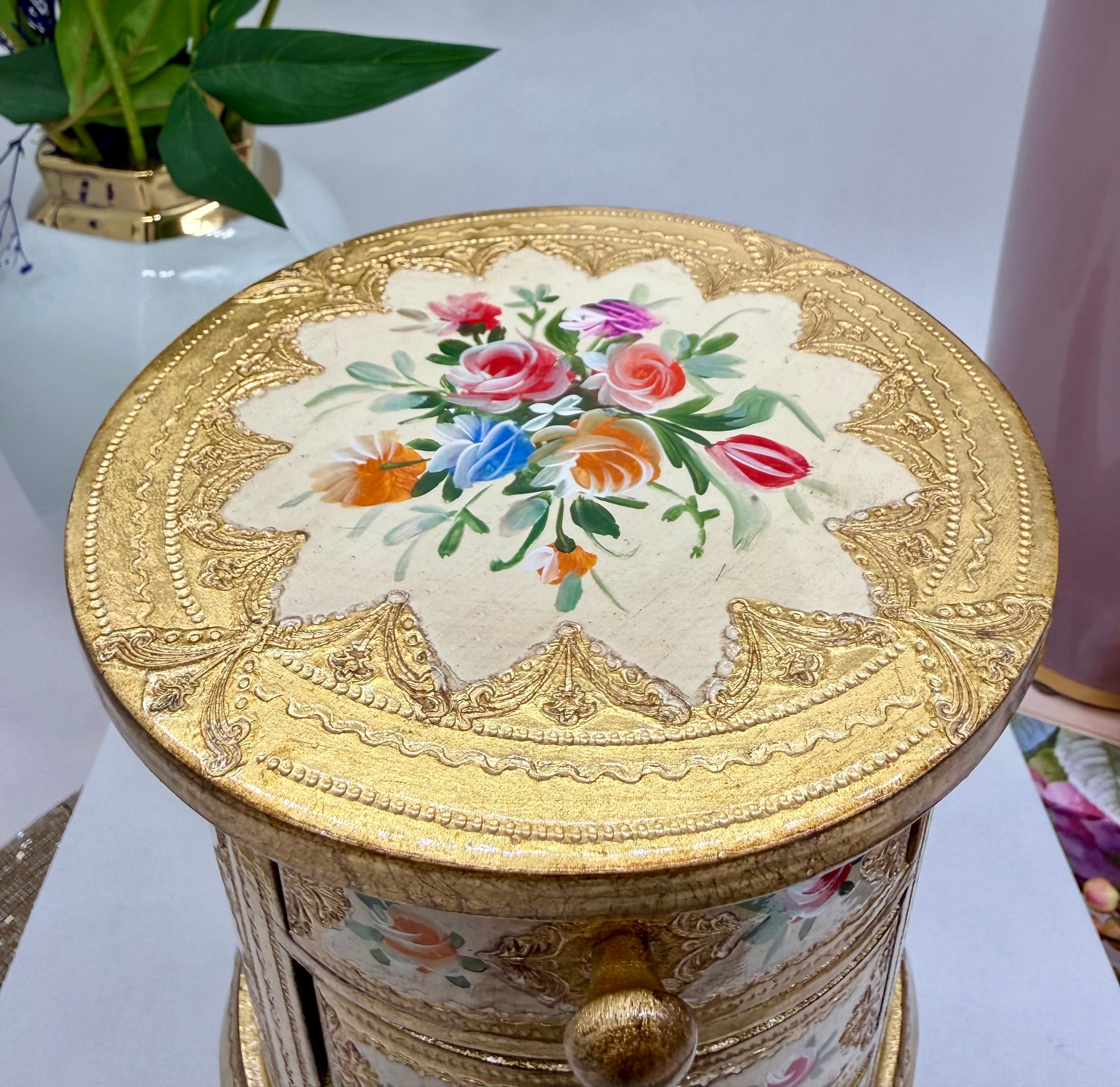 L&M Italian Wooden Jewelry Box