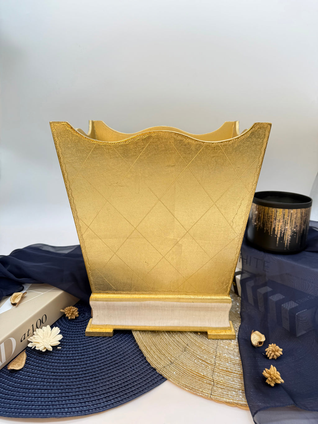 L&M Italian Wooden Bin