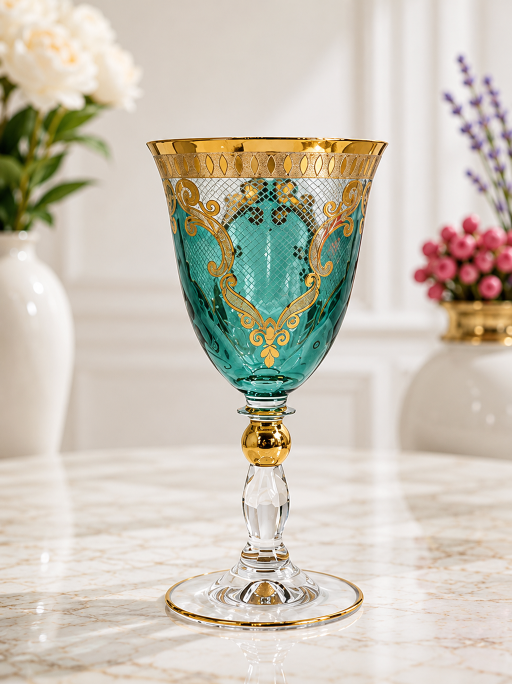 Combi Multicolor Glass Cups (6 Pieces)