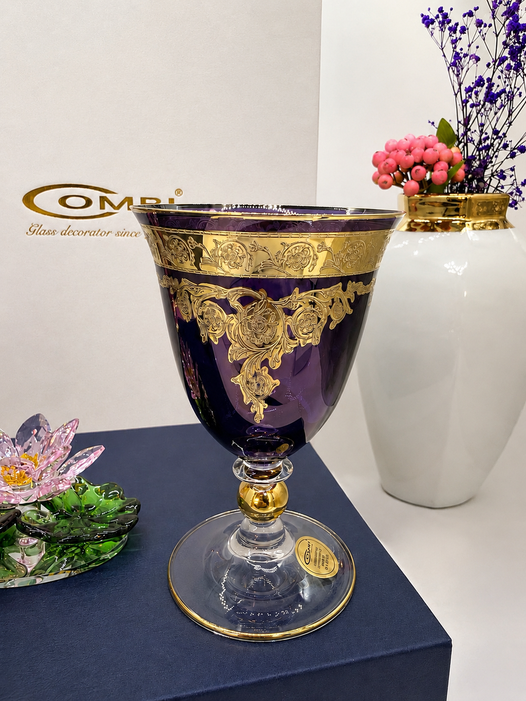 Combi Multicolor Glass Cups (6 Pieces)