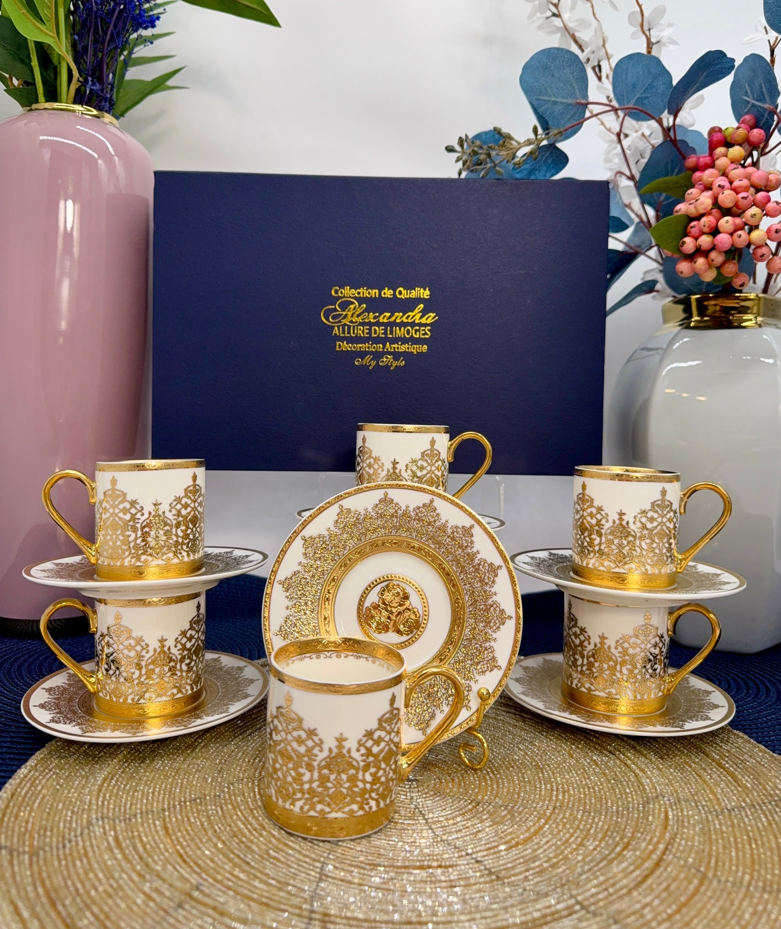 Limoges Coffee Set (6 Pieces)