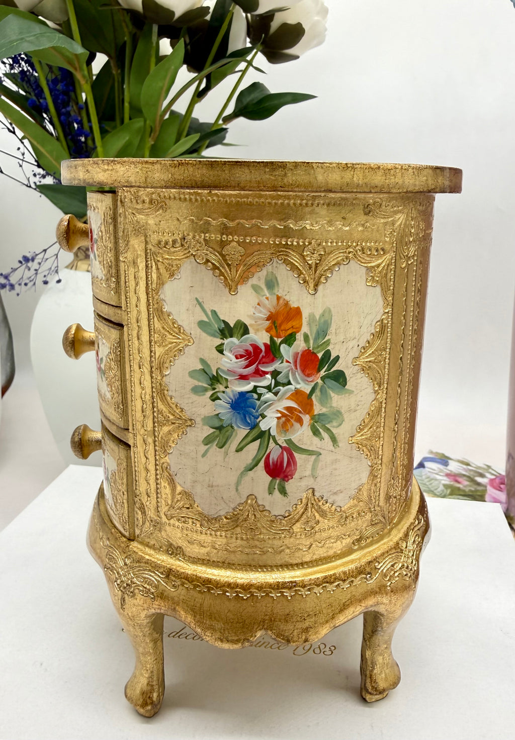 L&M Italian Wooden Jewelry Box