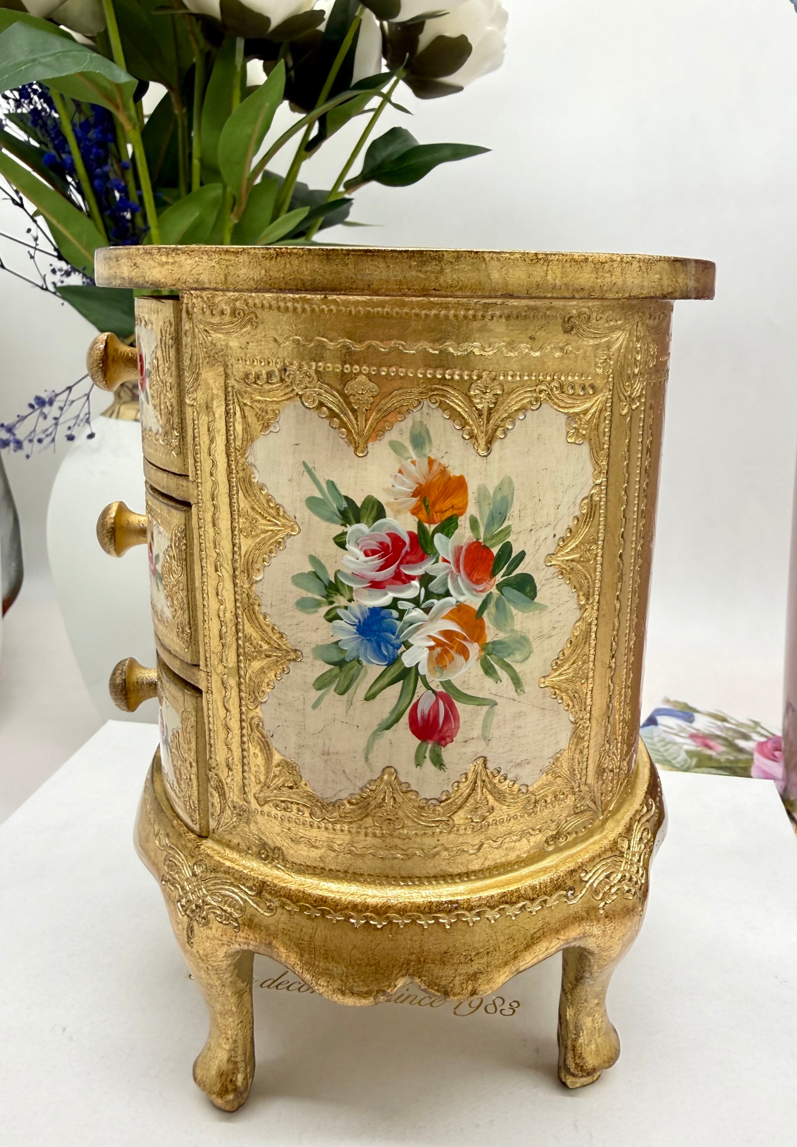 L&M Italian Wooden Jewelry Box