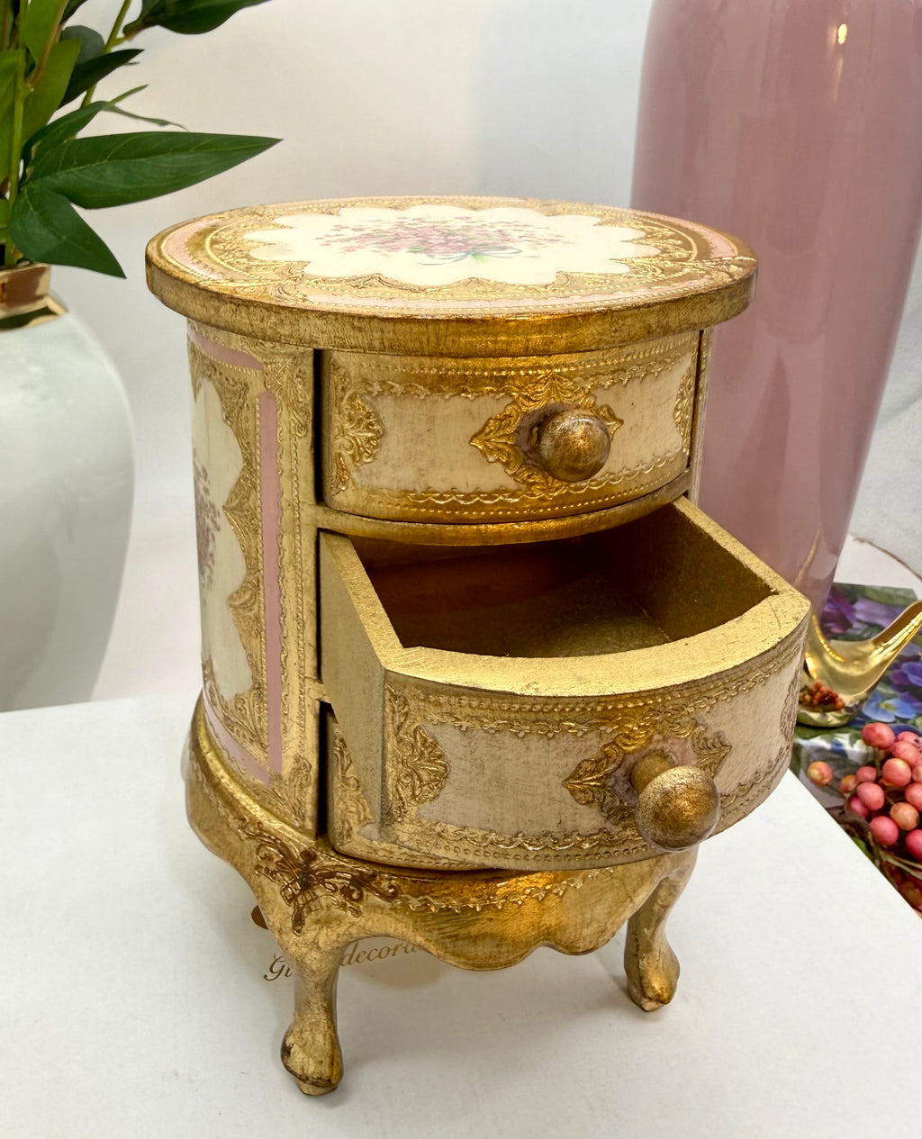 L&M Italian Wooden Jewelry Box