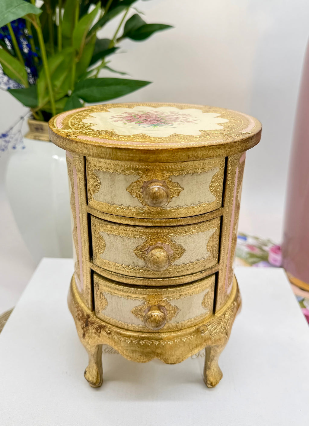 L&M Italian Wooden Jewelry Box