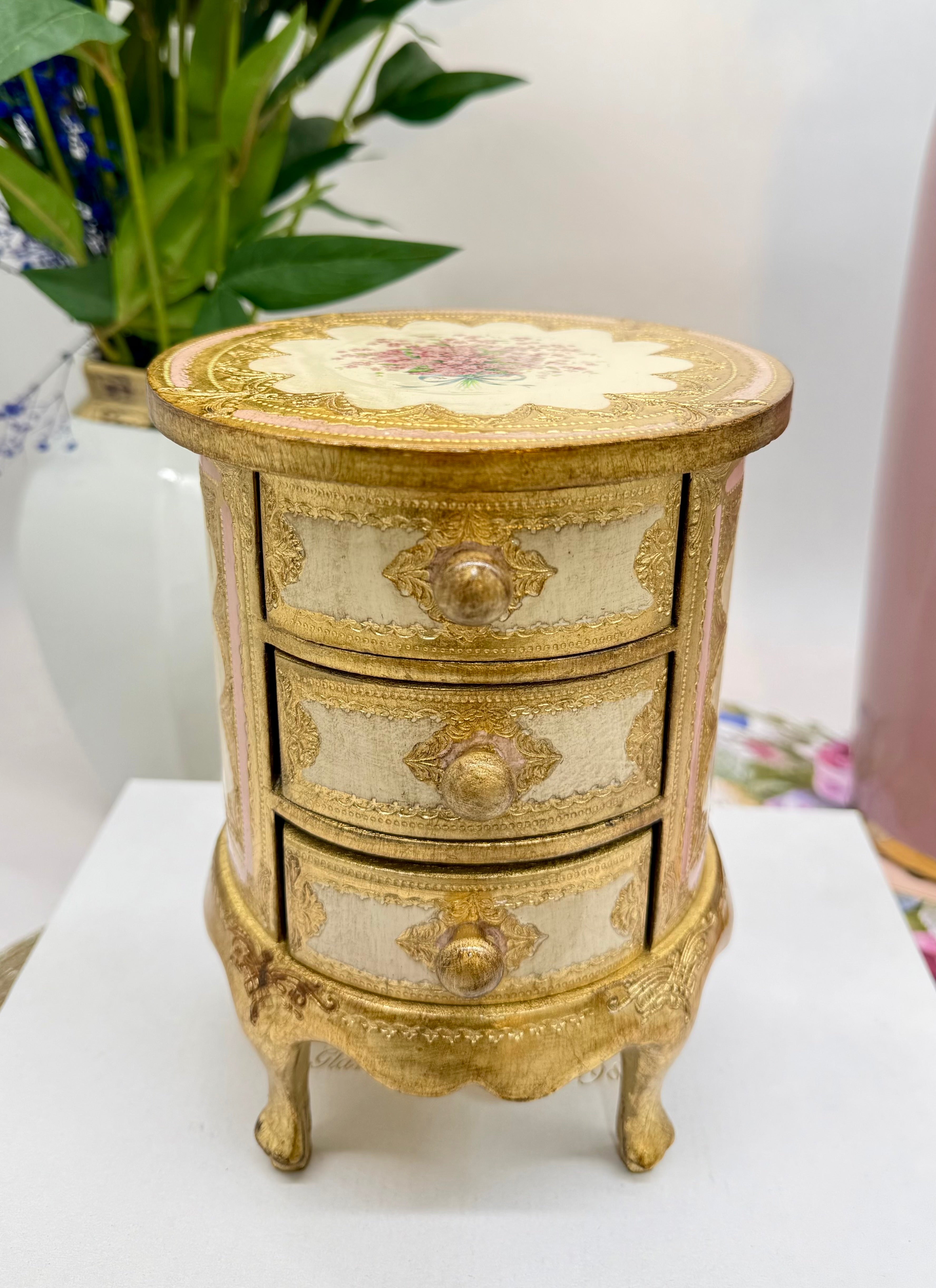 L&M Italian Wooden Jewelry Box