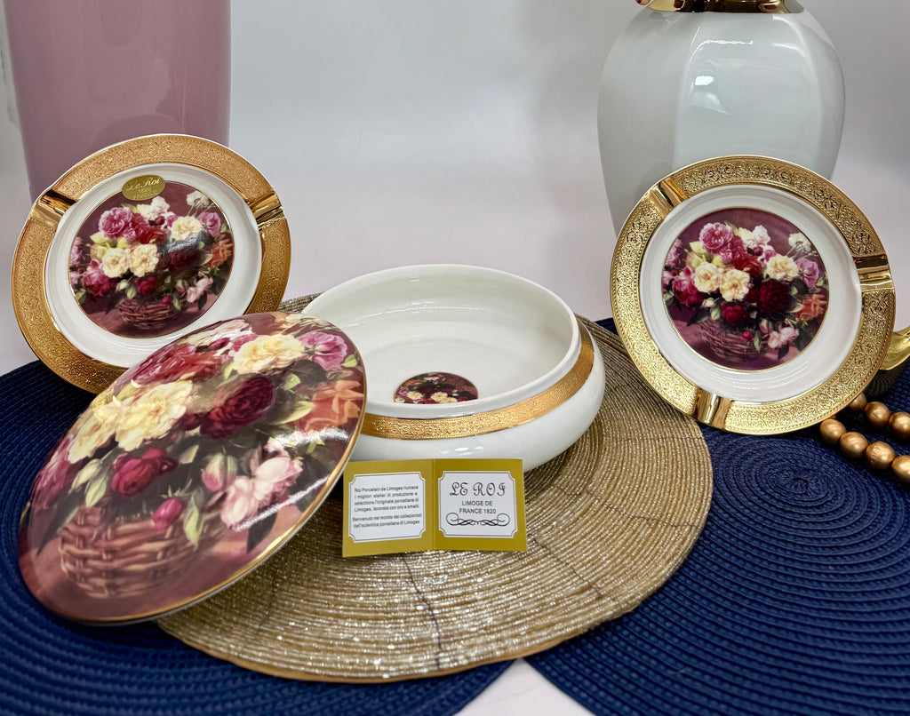 Limoges Serving Set (Box & 2 Plates)