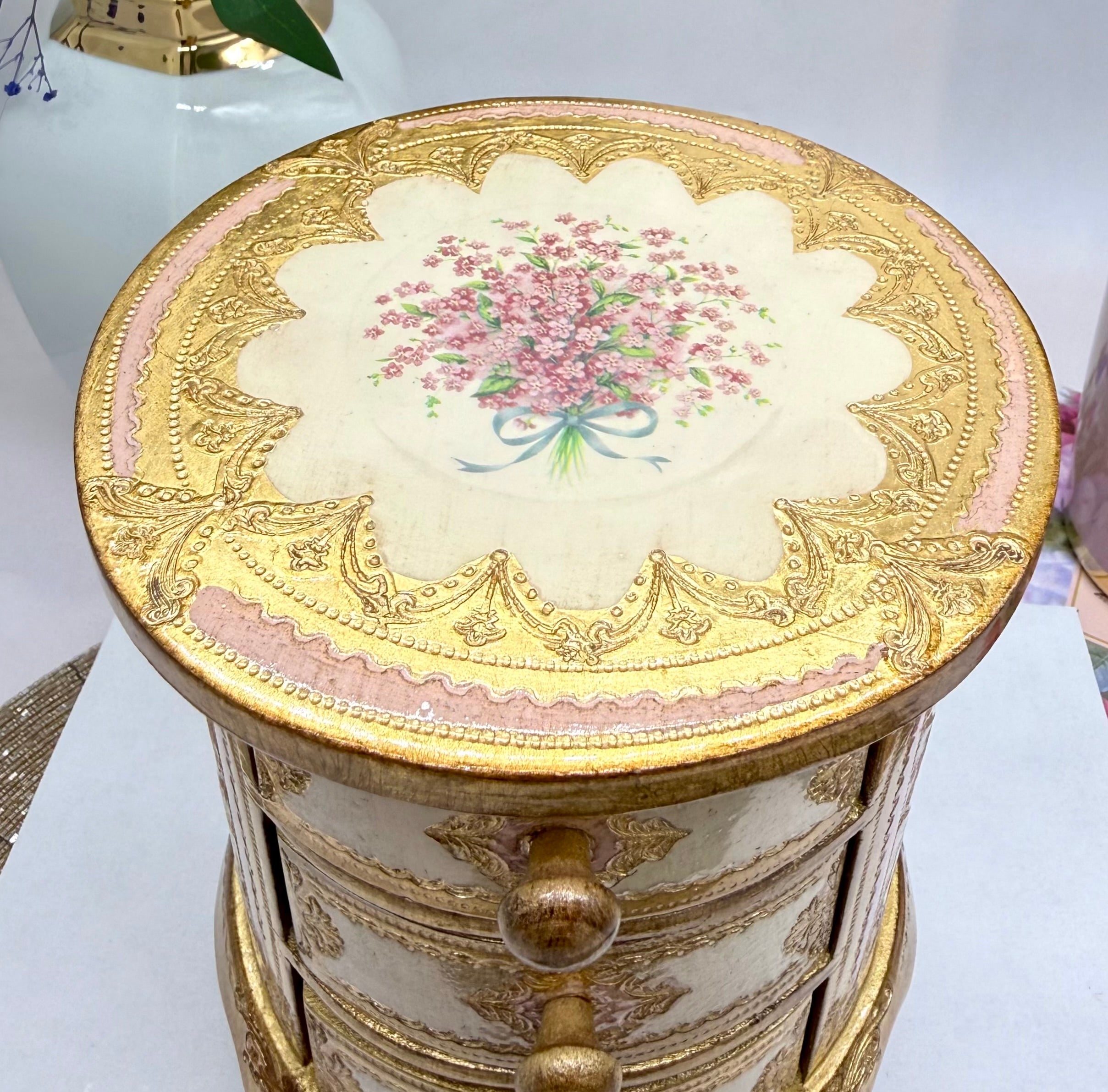 L&M Italian Wooden Jewelry Box