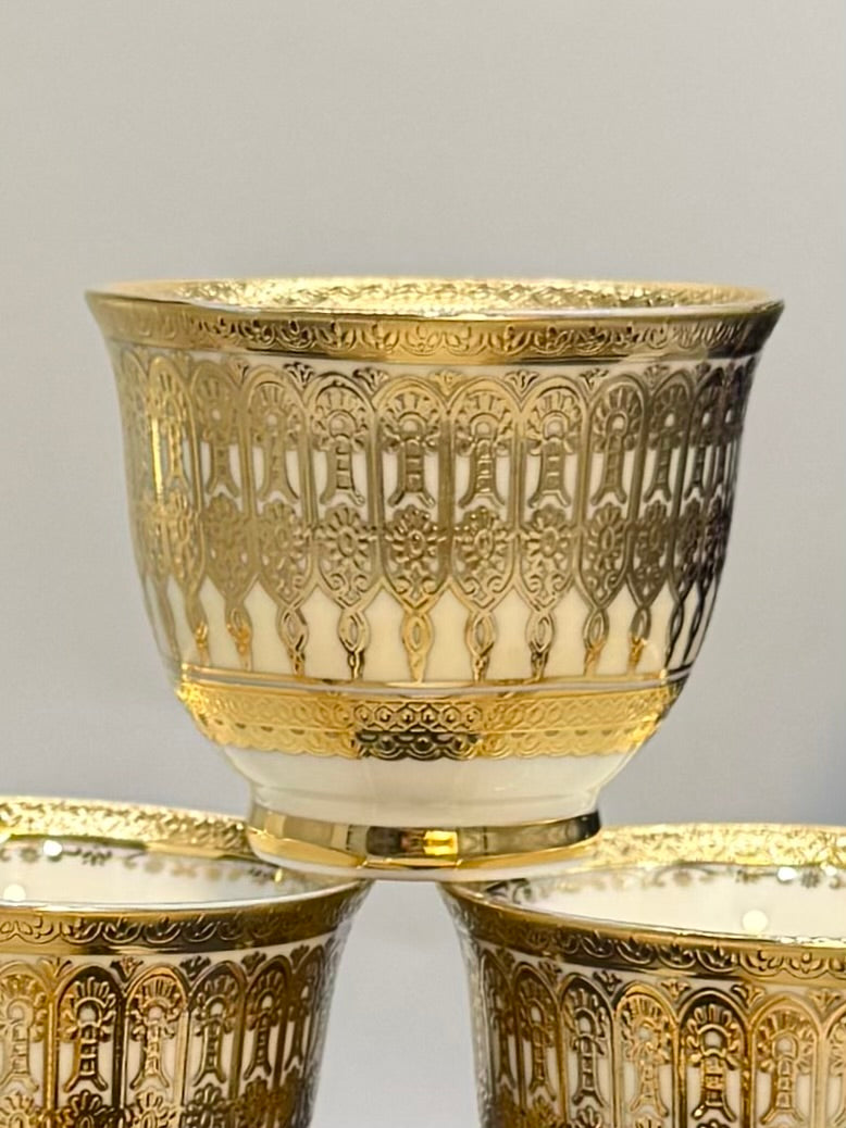 طقم قهوة ليموج (6 قطع)