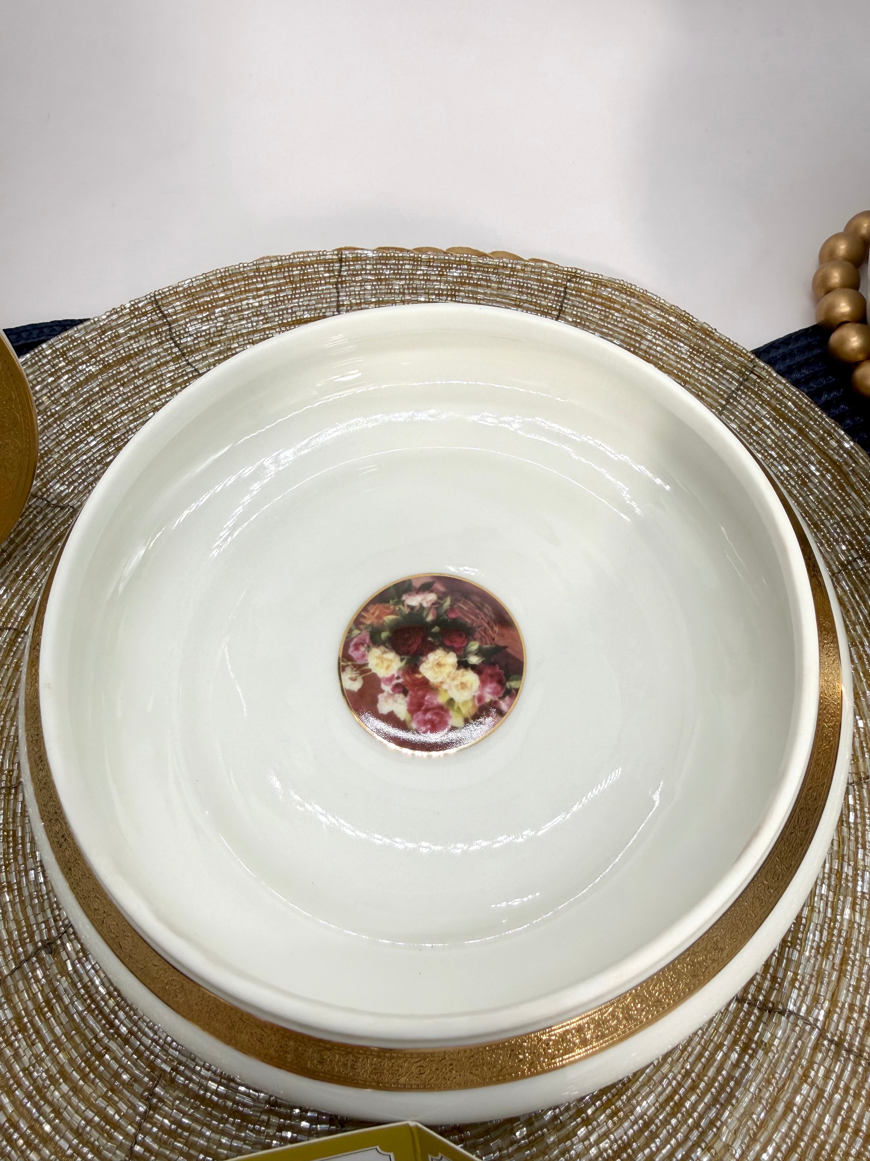 Limoges Serving Set (Box & 2 Plates)