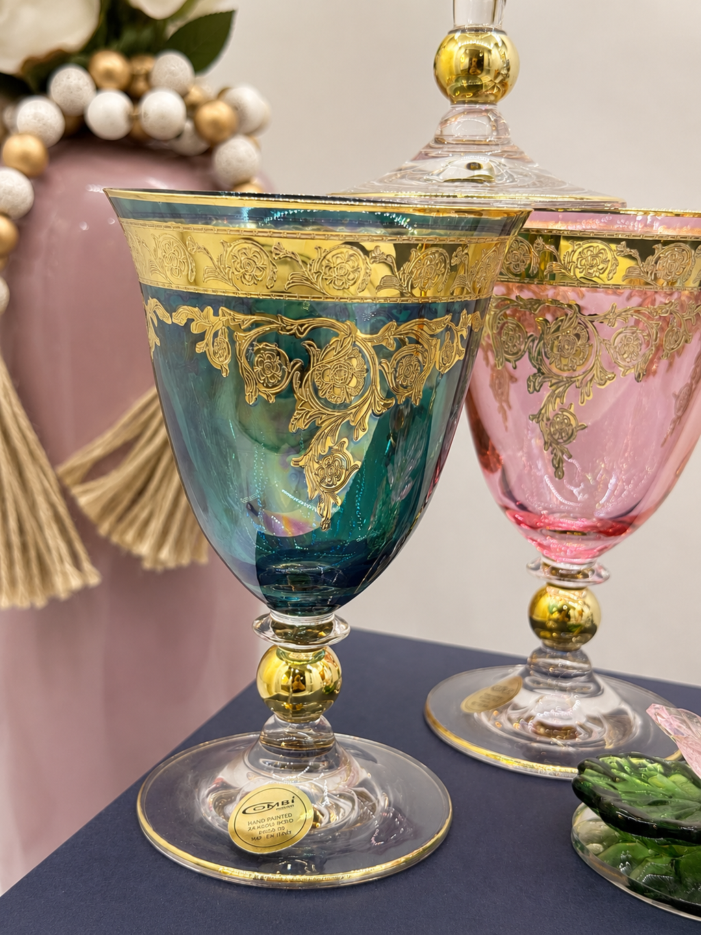 Combi Multicolor Glass Cups (6 Pieces)