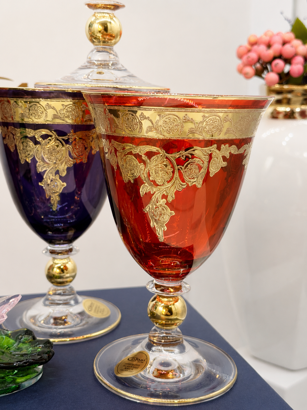 Combi Multicolor Glass Cups (6 Pieces)