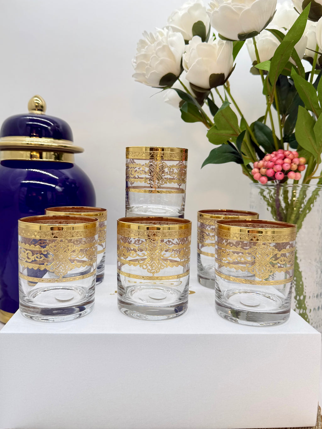 Combi Short Glass Cups (6 Pieces)