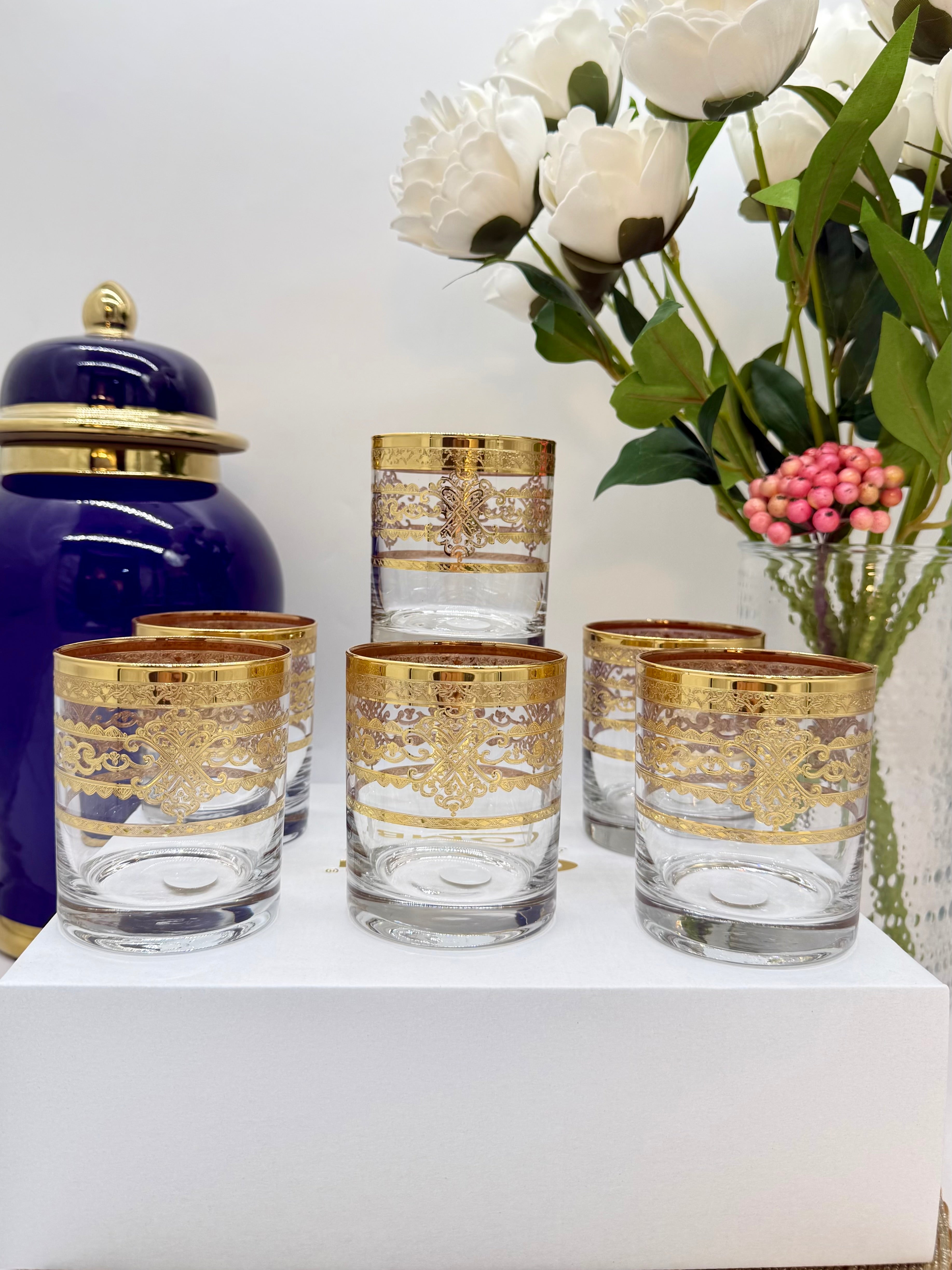 Combi Short Glass Cups (6 Pieces)
