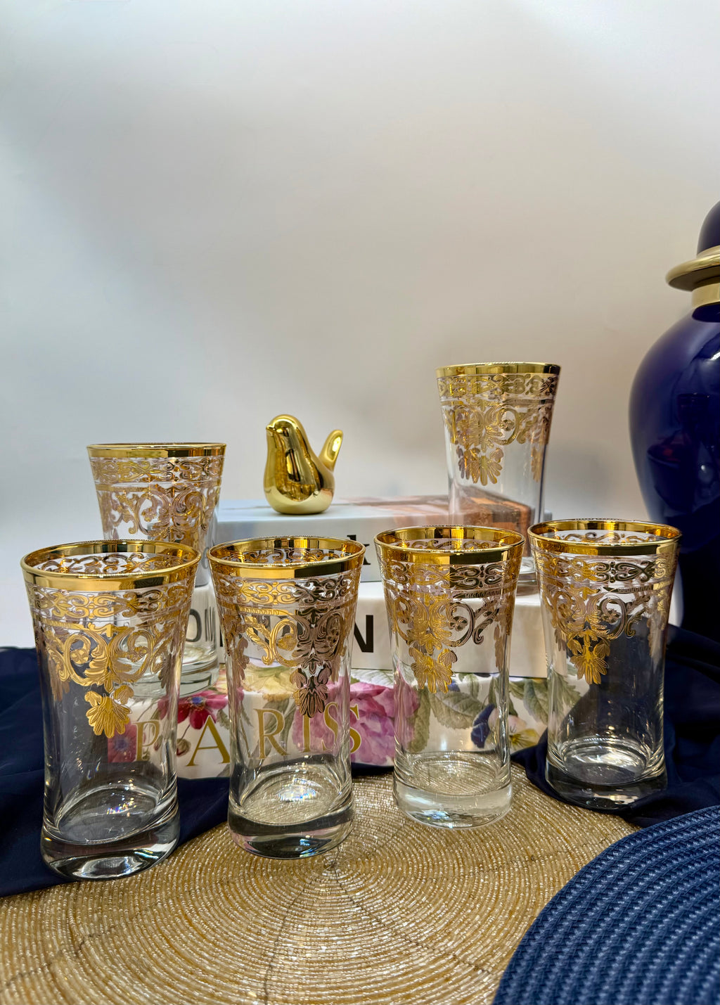 Glass Cups (6 Pieces)