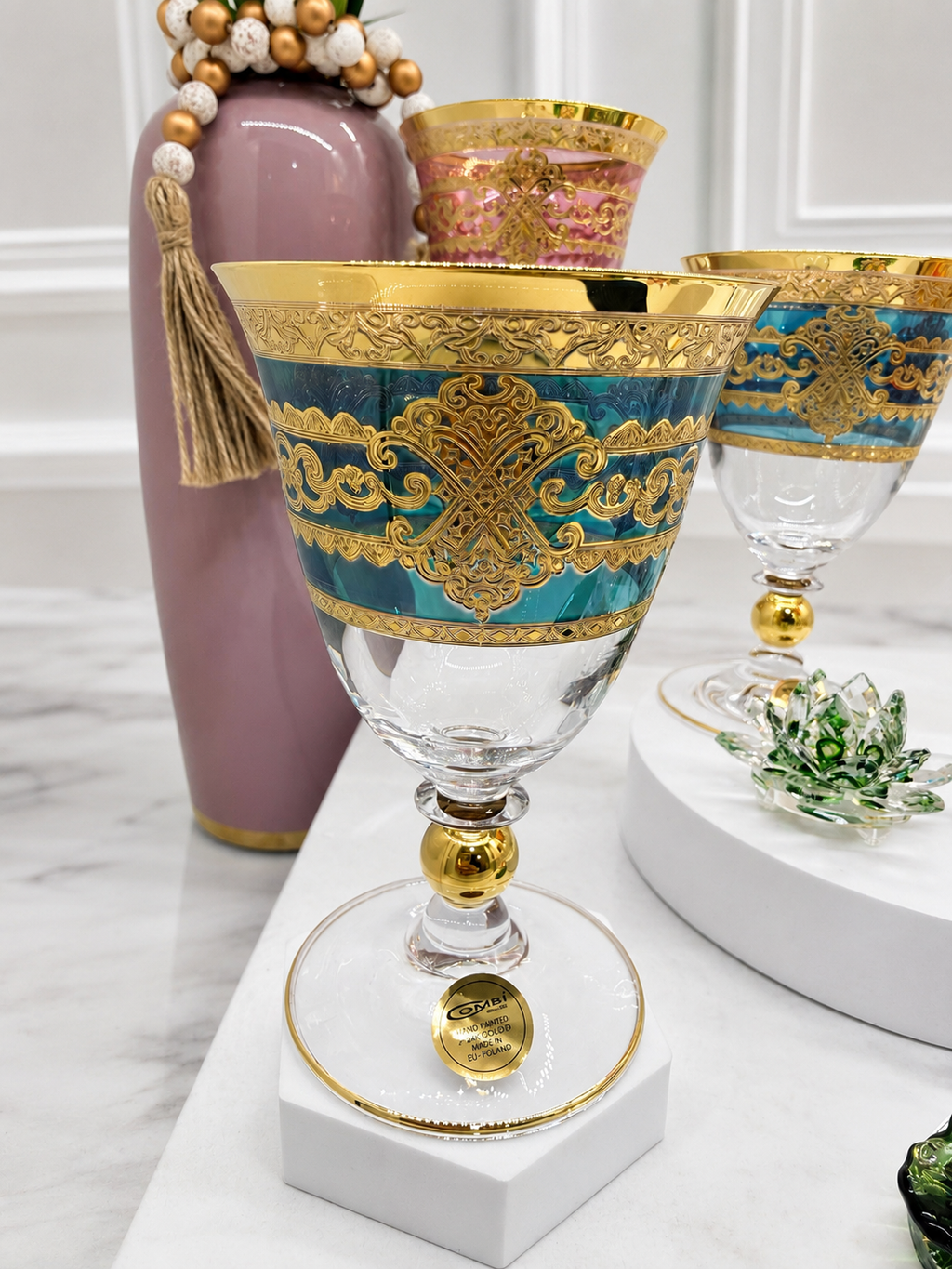 Combi Multicolor Glass Cups (6 Pieces)