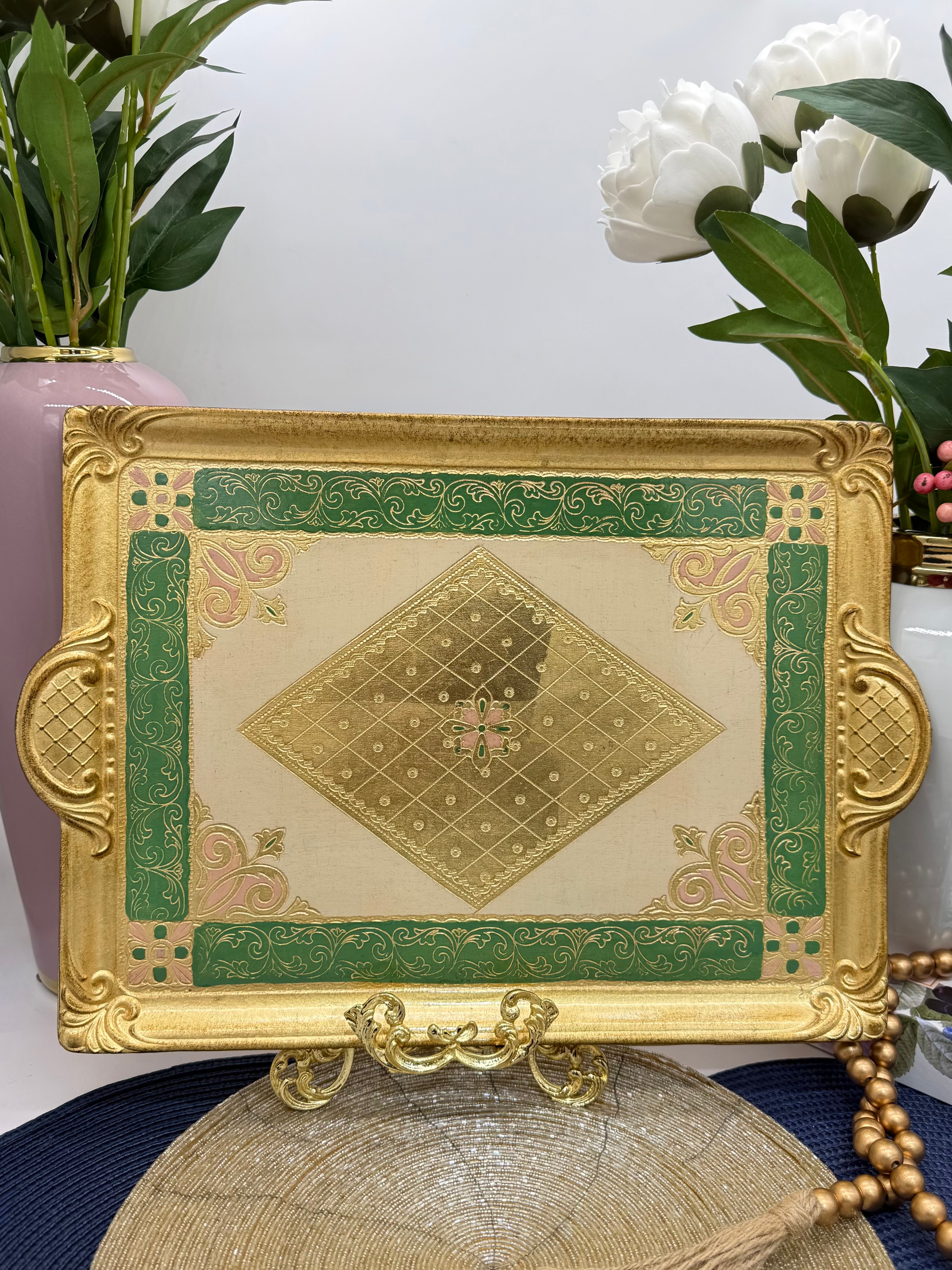 صينية L&M خشبية إيطالية (صغيرة)