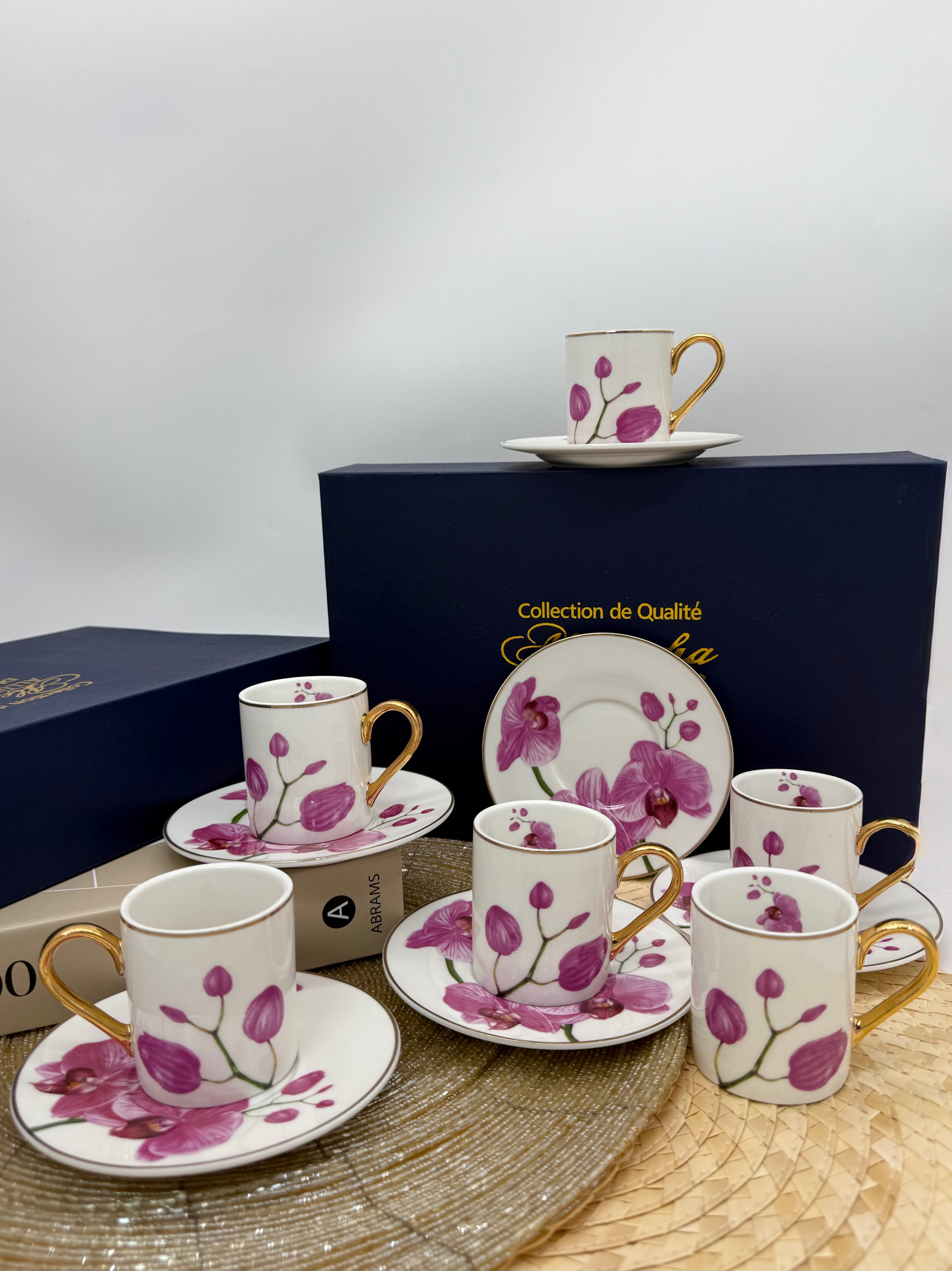 Limoges Iris Coffee Set (6 Pieces)