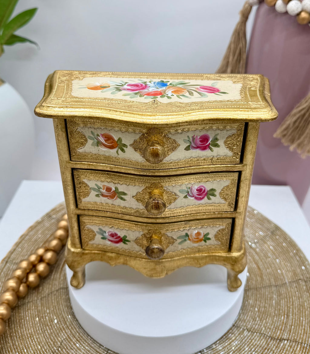 L&M Italian Wooden Jewelry Box