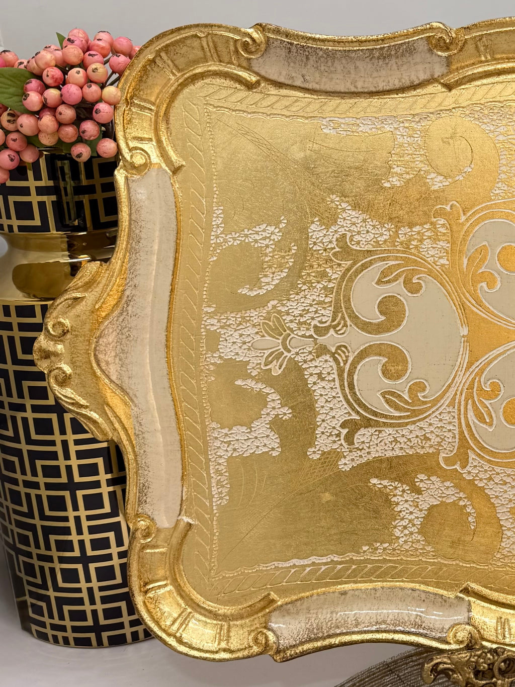 L&M Italian Wooden Tray