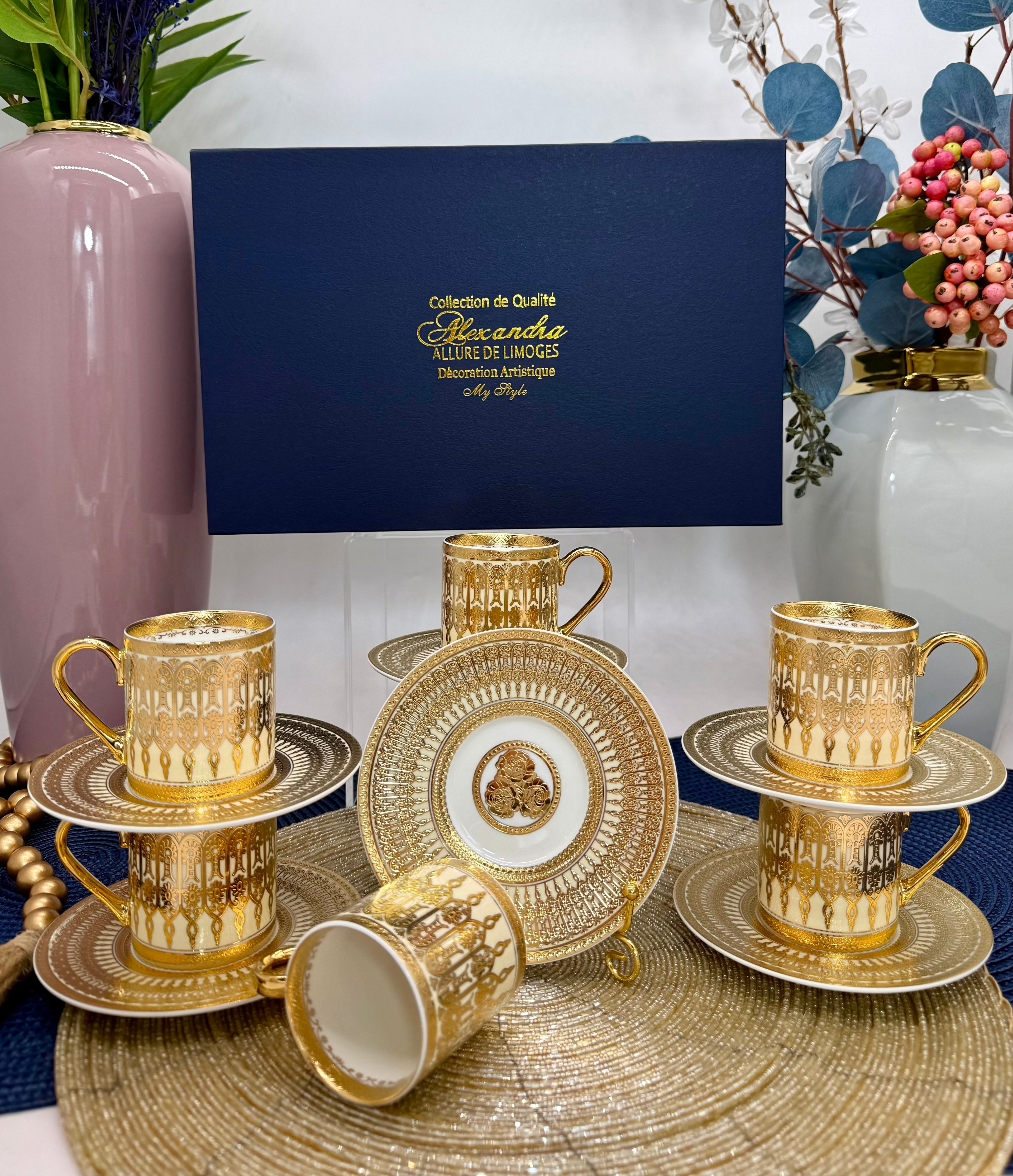 Limoges Coffee Set (6 Pieces)