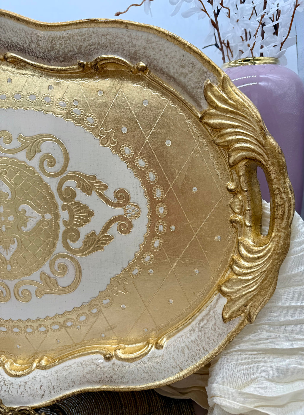 L&M Italian Wooden Tray