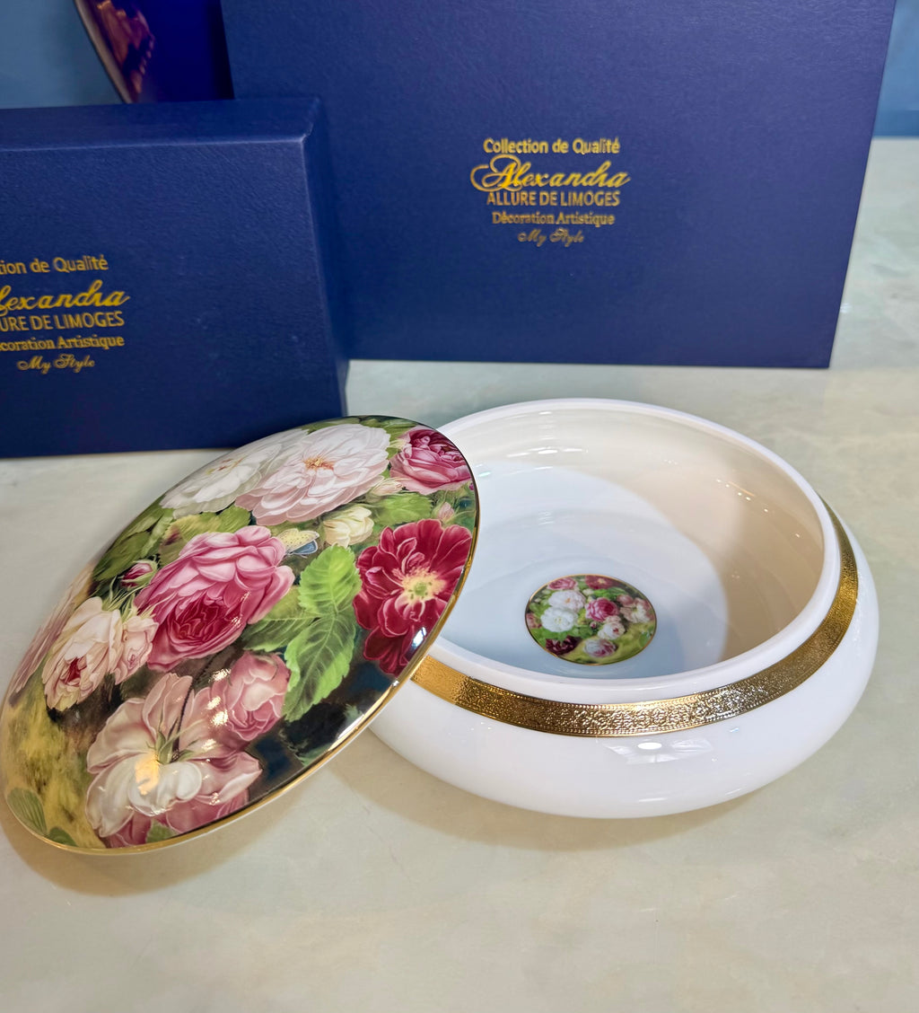 Limoges Serving Set (Box & 2 Plates)
