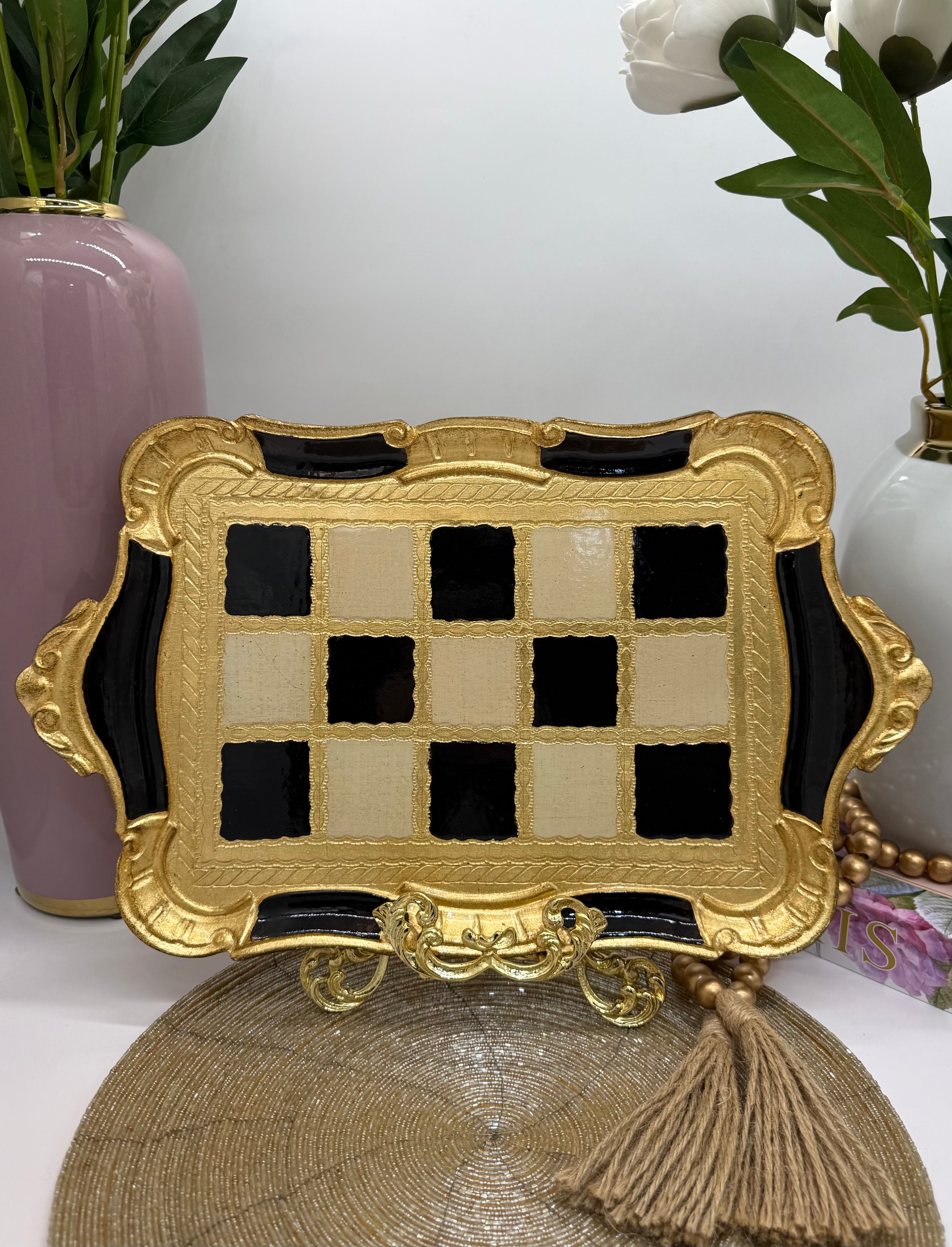 L&M Italian Wooden Tray (Medium)